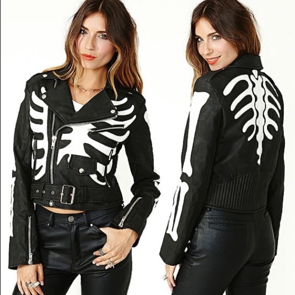 UNIF Jackets & Blazers - Unif | Vegan Leather Skeleton Jacket | S